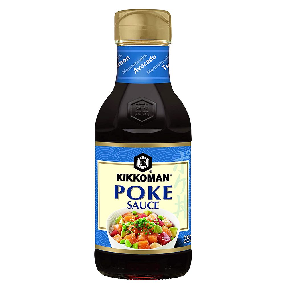 Kikkoman Pokesauce 250ml Flasche, asiatische Lebensmittel Online-Shop.