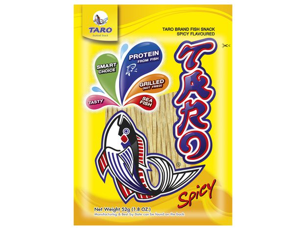 Asiatischer Fischsnack TARO, würzig, 52g, asiatischer Lebensmittel Online-Shop.