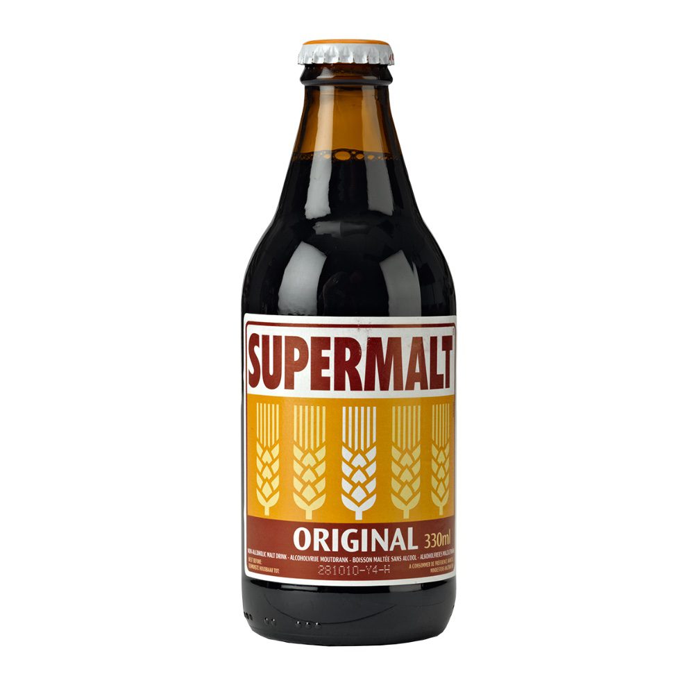 SUPERMALT 330ml Flasche, asiatischer Lebensmittelladen, Getränk, Original, 330ml.