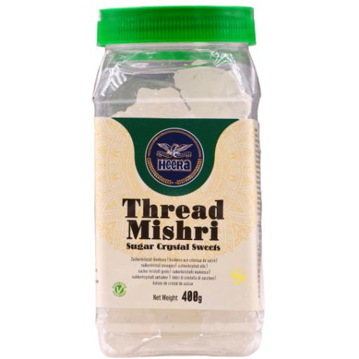 Asiatische Lebensmittel Online-Shop, Mishri Zucker Kristalle 400g, Heera Marke.