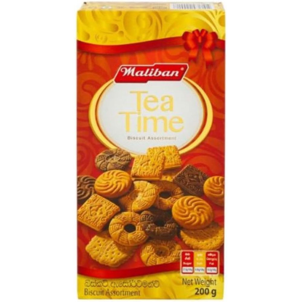 Asiatischer Lebensmittel Online-Shop, MALIBAN Tea Time 200g, Kekse und Gebäck.
