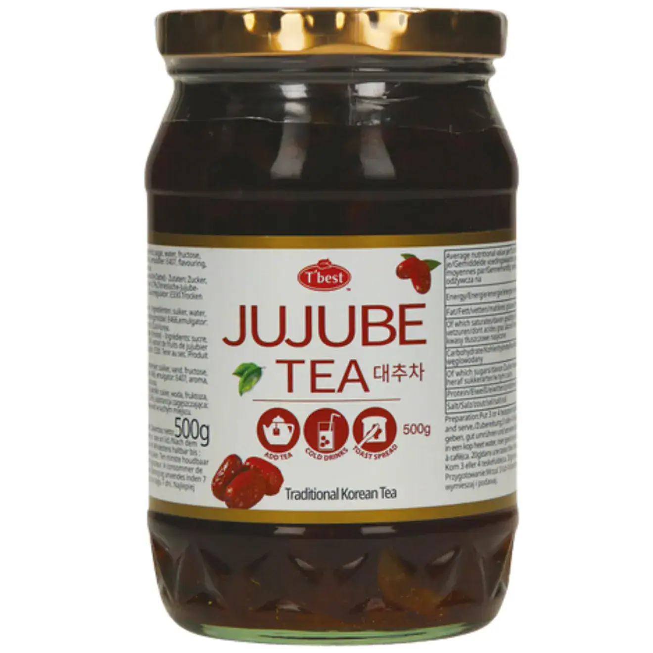 Jujube Tee im Glas, asiatische Lebensmittel Online-Shop.