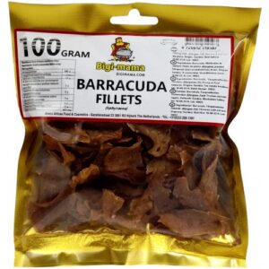 Asiatische Lebensmittel Online-Shop, Barracuda Filets in Verpackung.