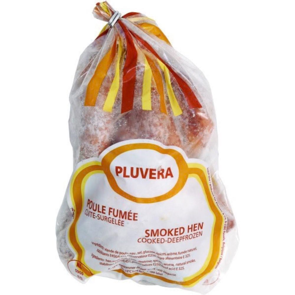Asiatische Lebensmittel Online-Shop, geräuchertes Hähnchen, tiefgefroren.