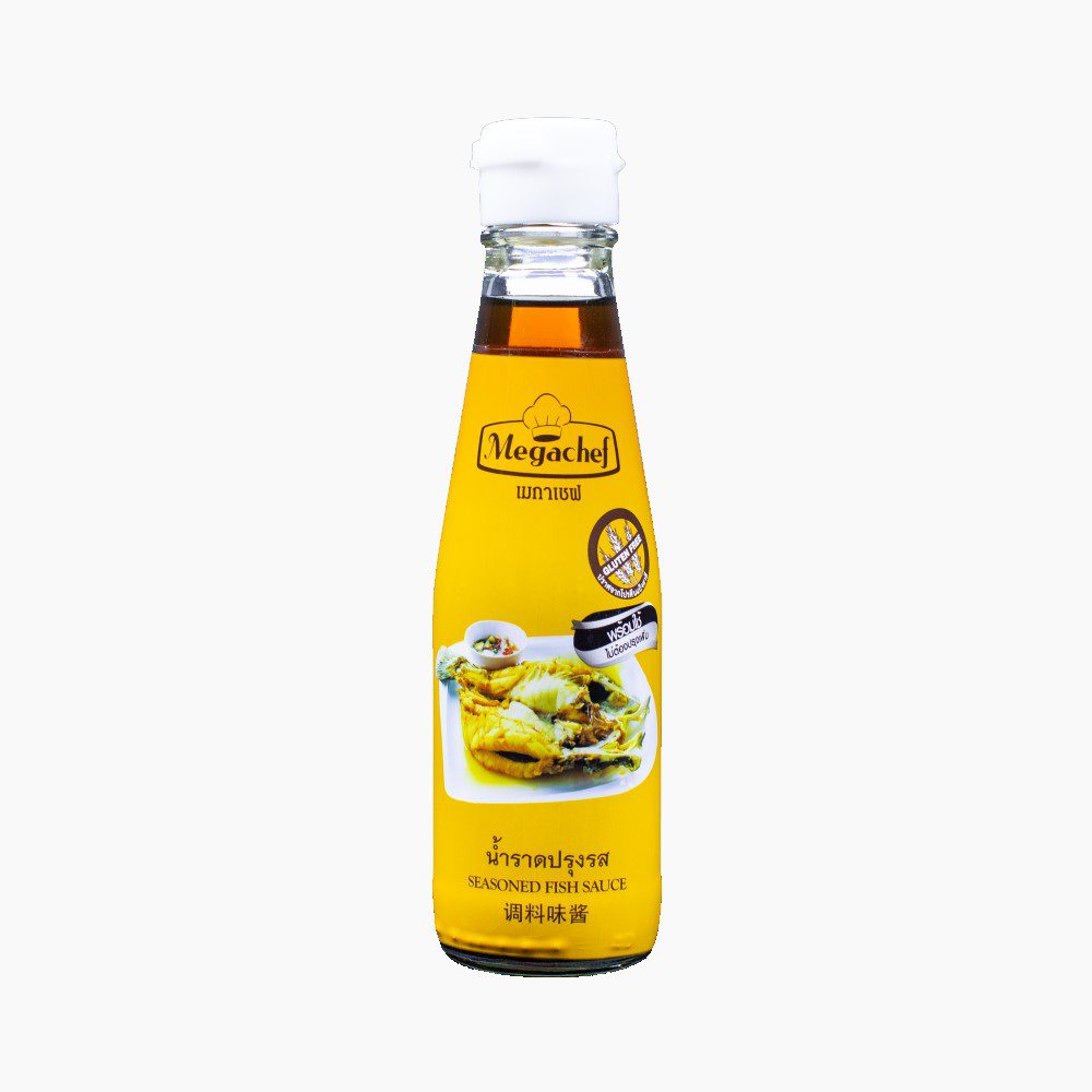 Asiatische Fischsauce in Flasche für asiatische Gerichte.