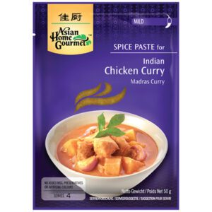 Asiatischer Lebensmittel Online-Shop, Chicken Curry Gewürz, Madras Curry, 50g.