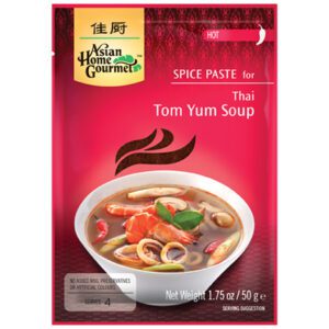 Asiatische Lebensmittel Online-Shop, Tom Yum Suppe in Packung.