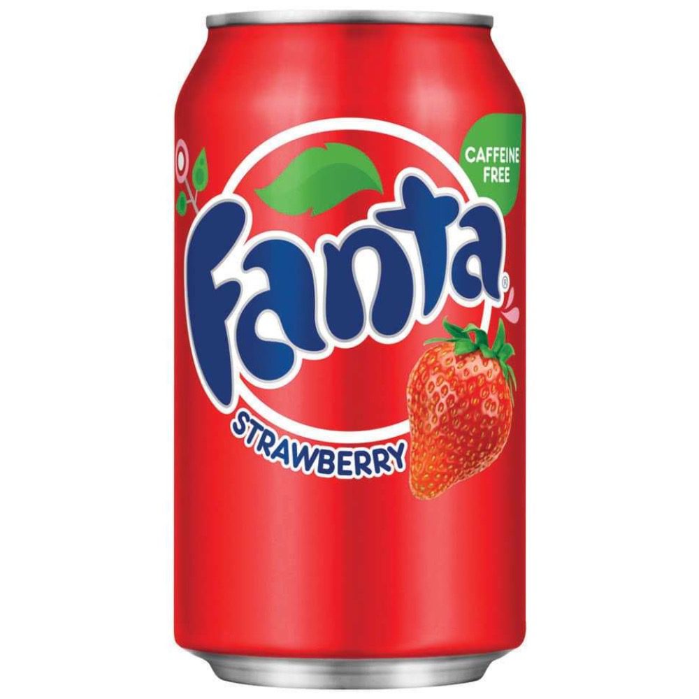 FANTA Erdbeer 355ml, koffeinfrei, asiatischer Lebensmittel Online-Shop.