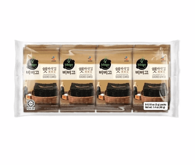 Asiatischer Lebensmittelladen, BIBIGO gerösteter Seetang, 4x20g.