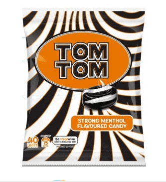 TOM TOM Menthol Bonbons, asiatische Lebensmittel Online-Shop, 40 Stück.