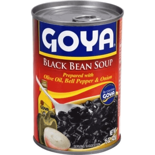 Goya Schwarze Bohnensuppe Dose, asiatische Lebensmittel Online-Shop.