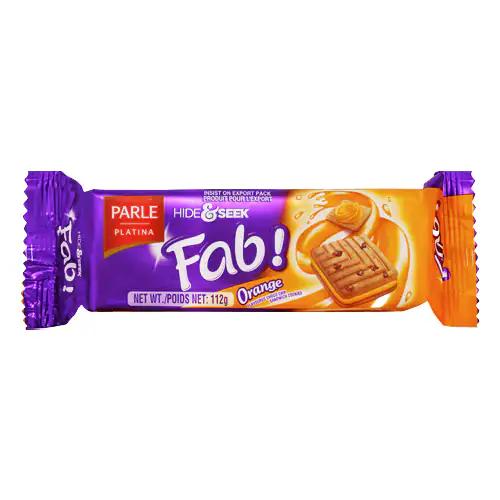 Asiatischer Lebensmittelladen - Parle Hide & Seek Fab Orange Biscuit.