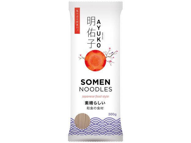 Asiatische Lebensmittel Online-Shop, AYUKO Somen Nudeln 300g.