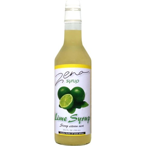 Asiatische Lebensmittel Online-Shop, Limettensirup in Flasche, ZENA Marke, 750ml.
