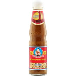 Asiatische Lebensmittel Online-Shop, gesunde Sojabohnenpaste in Flasche.