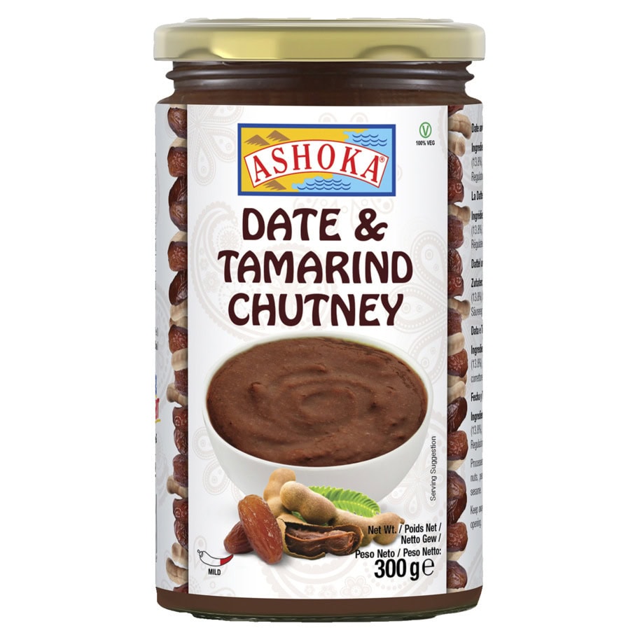 Asiatische Lebensmittel Online-Shop - Ashoka Date & Tamarind Chutney 300g.