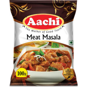 Asiatisches Fleischgewürz für asiatische Gerichte, 100g Packung, Aachi Marke.