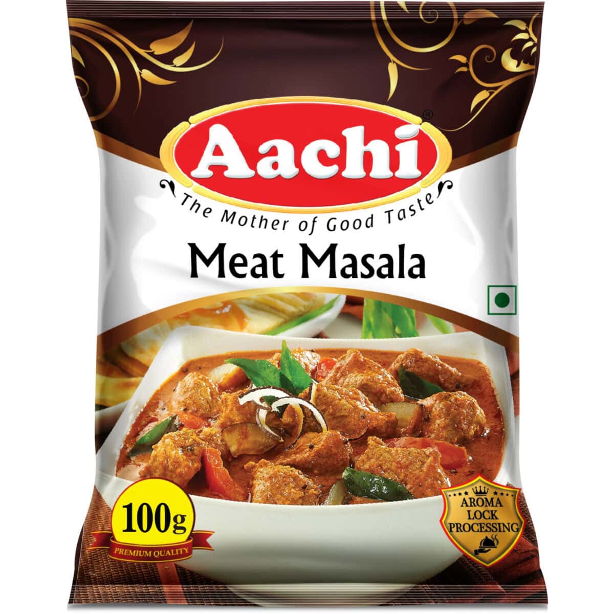 Asiatisches Fleischgewürz für asiatische Gerichte, 100g Packung, Aachi Marke.