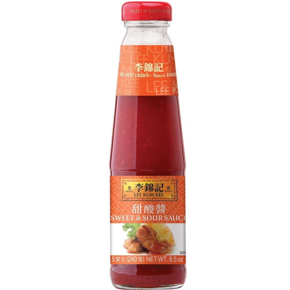 Asiatische Lebensmittel Online-Shop, Süß-Sauer Sauce in Flasche.