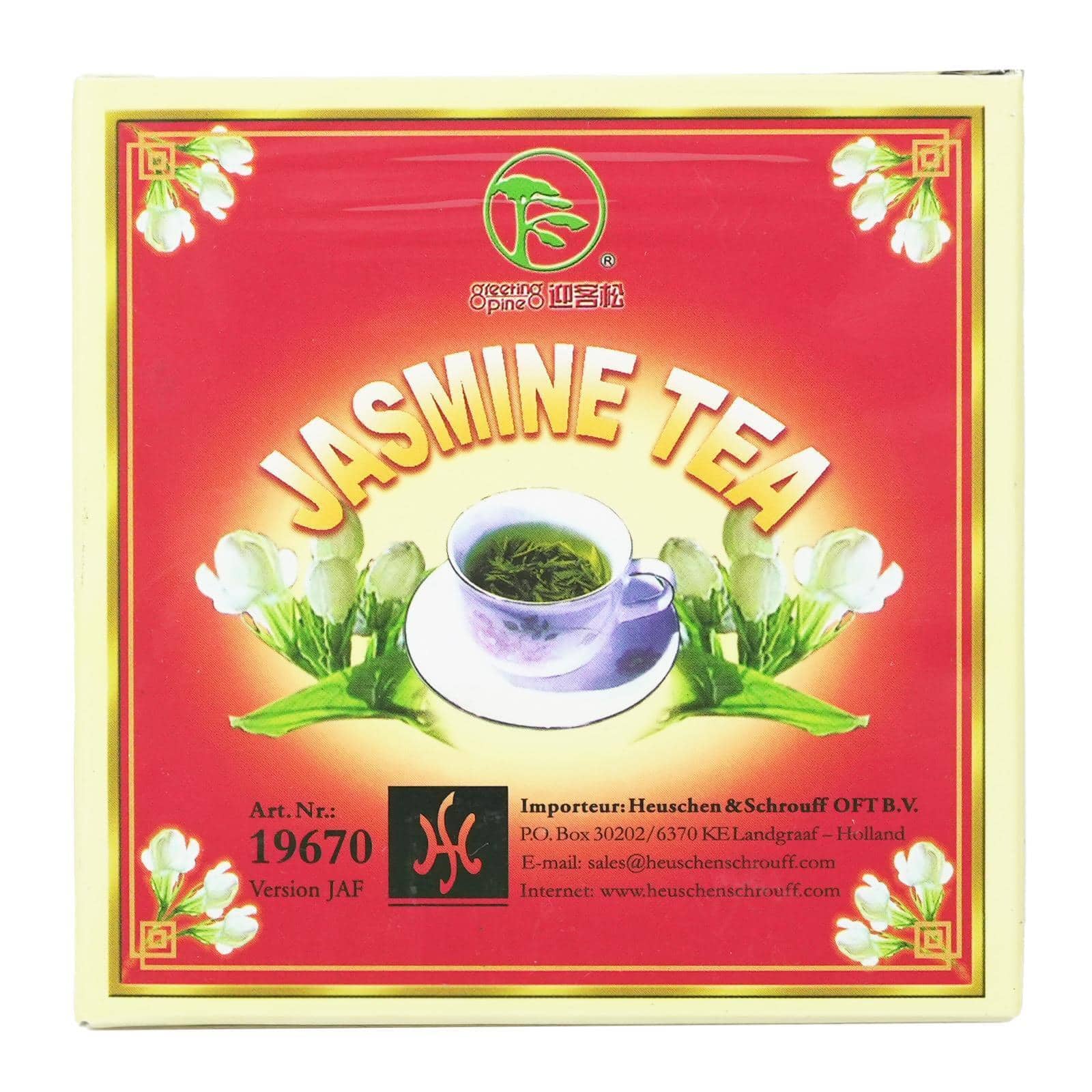 Asiatischer Jasmin Tee im Verpackung, asiatische Lebensmittel Online-Shop.