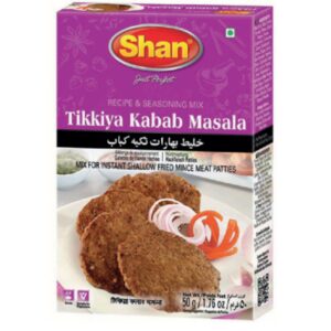 Asiatische Lebensmittel Online-Shop, Tikkiyia Kabab Masala, 50g, Gewürzmischung.
