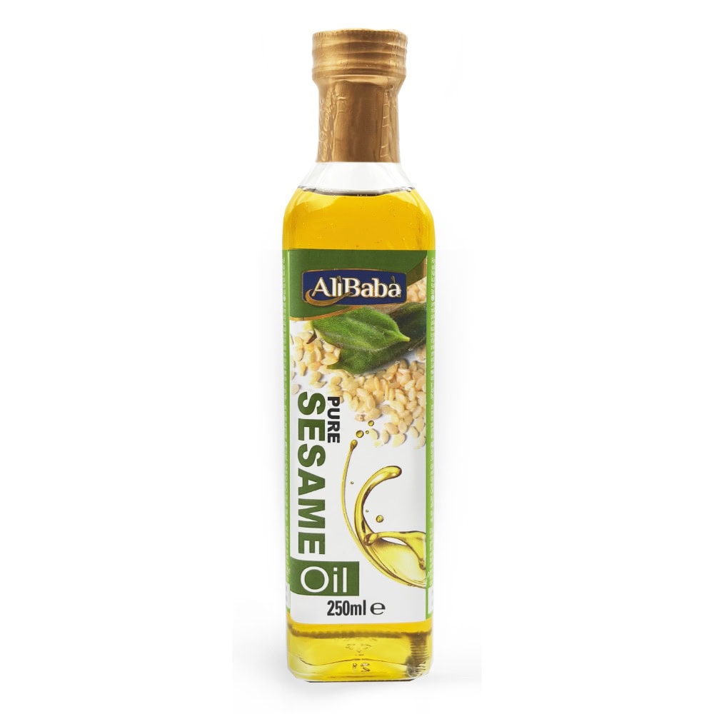 Asiatisches Sesamöl in 250ml Flasche, ideal für asiatische Gerichte.