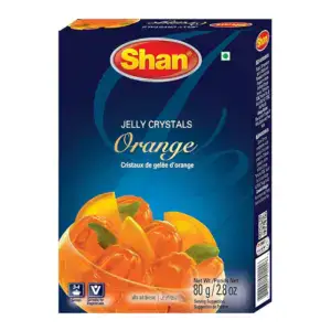 Asiatischer Lebensmittel Online-Shop, Shan Orange Jelly 80g, Fruchtige Gelee-Delikatesse.