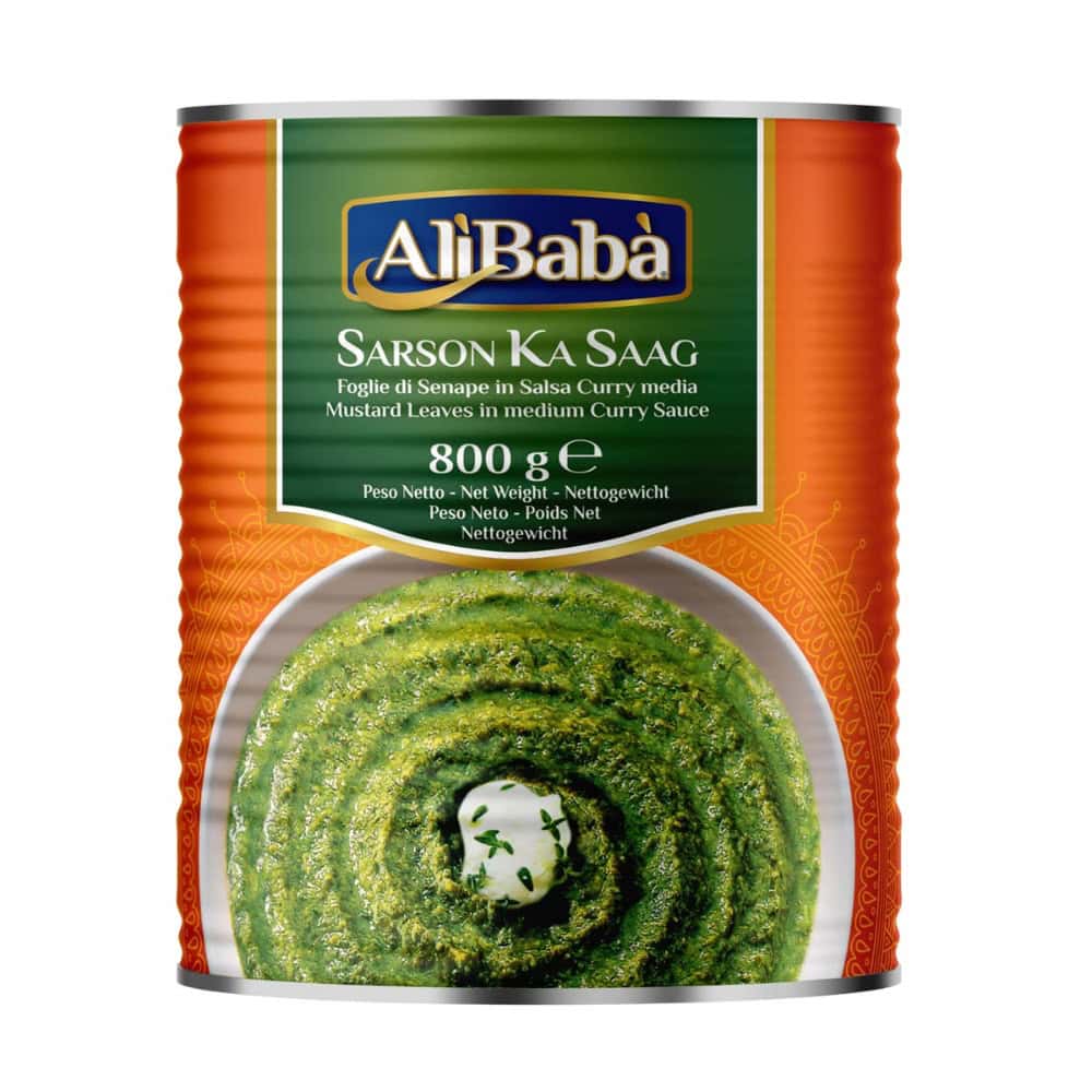 Asiatische Lebensmittel Online-Shop, Sarson Ka Saag in Dose, 800g, authentisch und lecker.