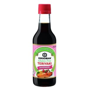 Asiatische Lebensmittel Online-Shop, glutenfreie Teriyaki Sauce von Kikkoman, 250ml Flasche.