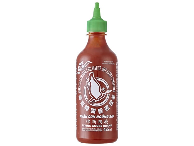 Sriracha Chilli Sauce Flasche, asiatische Lebensmittel Online-Shop.