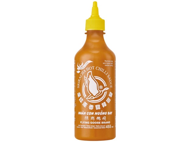 Sriracha Chilli Sauce Flasche, asiatische Lebensmittel Online-Shop.