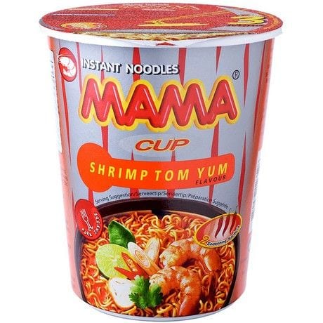 Asiatischer Lebensmittelladen, MAMA Shrimp Tom Yum Cup Noodles 70g.