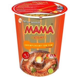 Asiatischer Lebensmittelladen - MAMA Shrimp Creamy Tom Yum Cup Noodles.