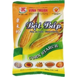 Maisstärke in Verpackung, asiatischer Lebensmittel Online-Shop.