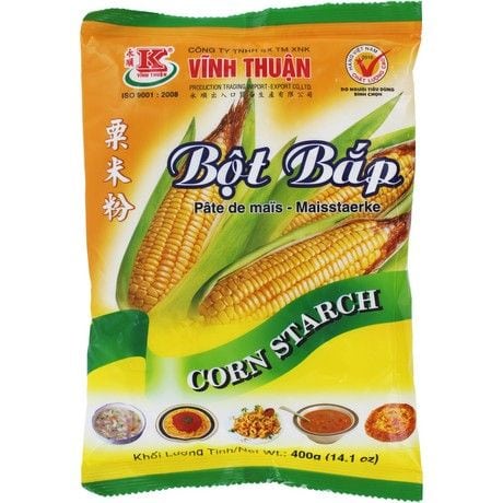 Maisstärke in Verpackung, asiatischer Lebensmittel Online-Shop.
