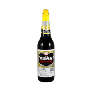 Asiatische Pilzsojasauce Flasche im asiatischen Lebensmittel Online-Shop.