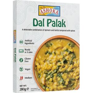 Asiatischer Dal Palak, vegetarisches Gericht, asiatische Lebensmittel Online-Shop.