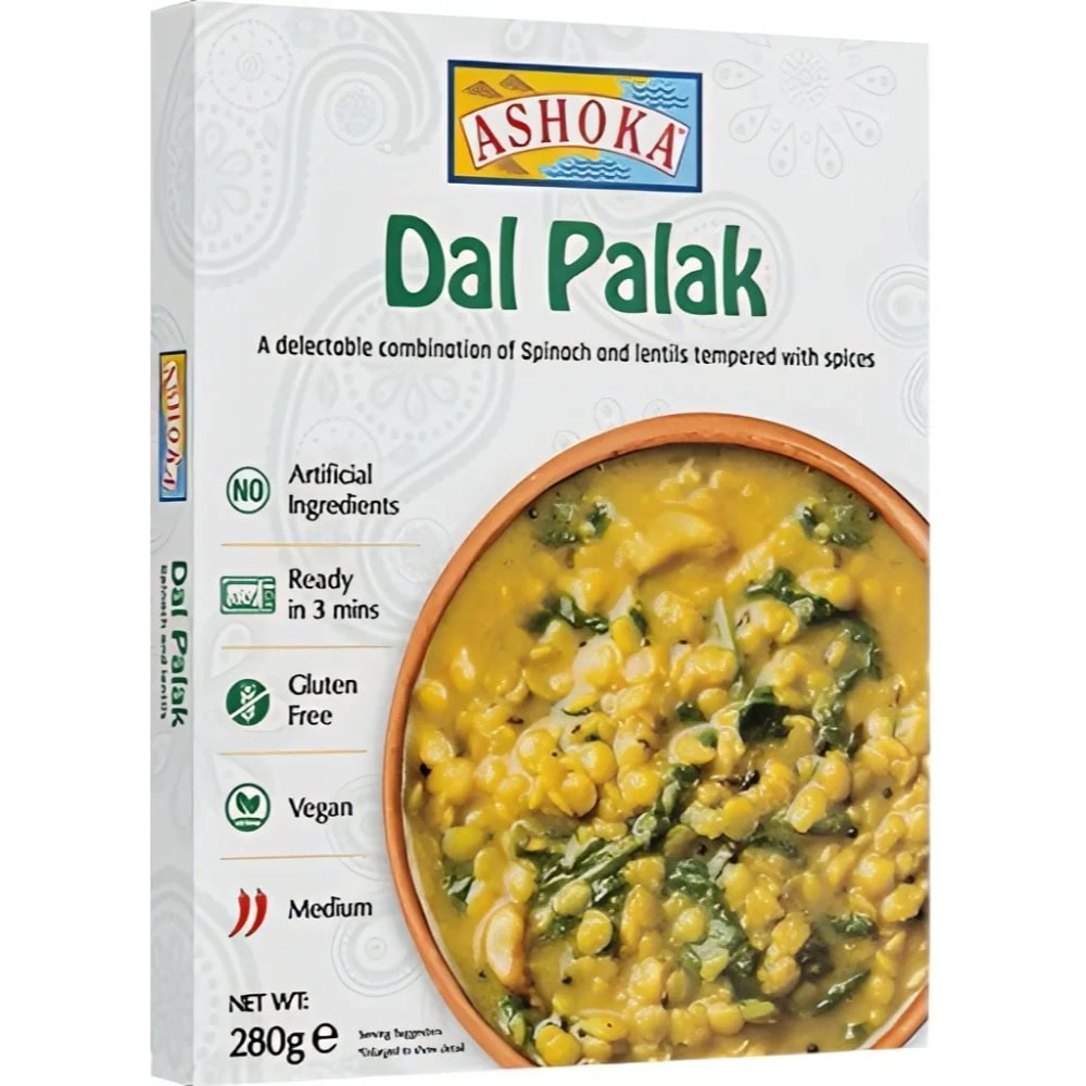 Asiatischer Dal Palak, vegetarisches Gericht, asiatische Lebensmittel Online-Shop.