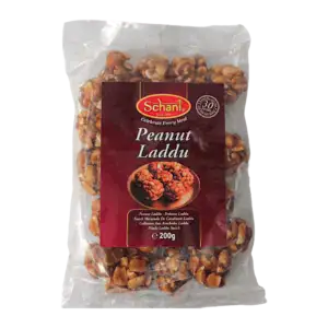 Asiatischer Lebensmittel Online-Shop, Peanut Laddu Verpackung, 200g.