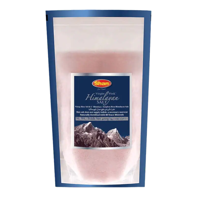 Himalaya Salz in Verpackung, asiatischer Lebensmittel Online-Shop.