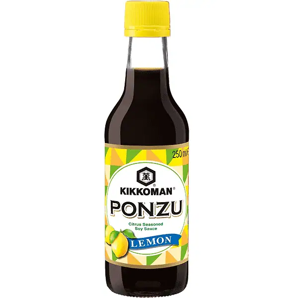 Asiatische Lebensmittel Online-Shop, KIKKOMAN Ponzu Sojasauce 250ml mit Zitrone.