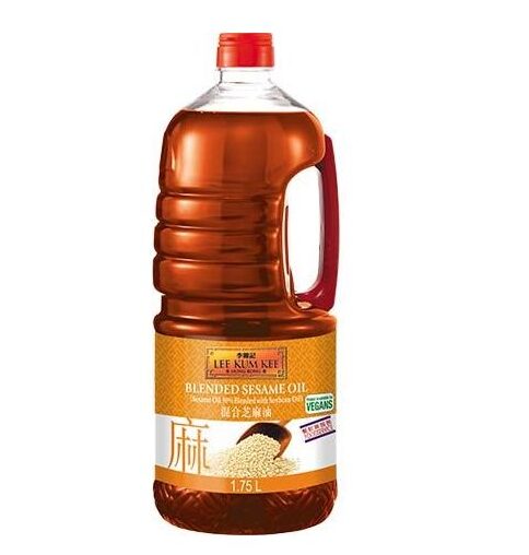 Sesamöl mit Sojaöl, asiatische Lebensmittel, 1750ml, vegan.