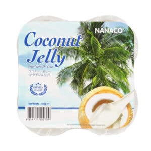 Asiatischer Lebensmittel Online-Shop, Kokosnuss-Gelee, NANACO, 4x108g.