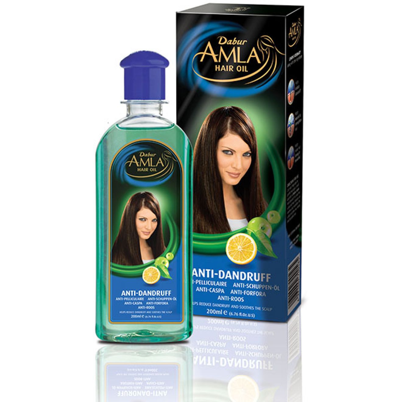 Asiatischer Lebensmittelladen, Haaröl mit Zitrone, Anti-Schuppen, 200ml.