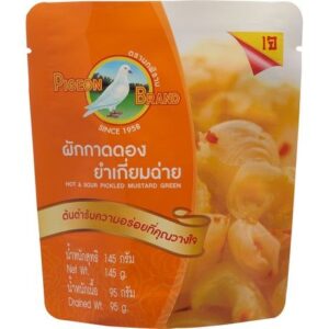 Asiatischer Lebensmittelladen - Pigeon Hot & Sour Pickled Mustard 145g.