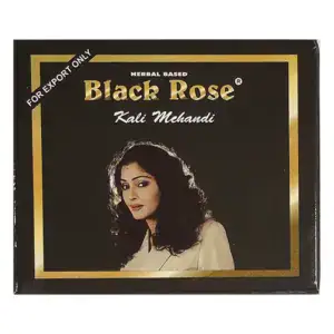 Asiatischer Lebensmittelladen - Black Rose Henna 50g für Haarfärbung.