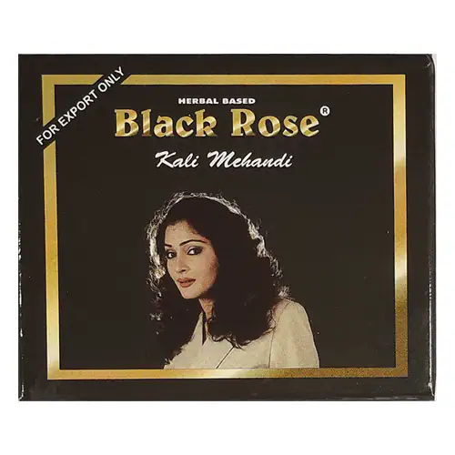 Asiatischer Lebensmittelladen - Black Rose Henna 50g für Haarfärbung.