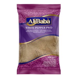 Asiatischer Lebensmittelladen - Weiße Pfefferpulver, 100g, hochwertig.