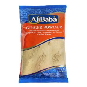 Asiatischer Ingwerpulver in Packung, asiatische Lebensmittel Online-Shop.