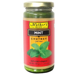 Asiatischer Minz Chutney im Glas, asiatische Lebensmittel Online-Shop.